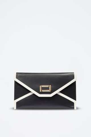 Pochete em couro Angele - Preto