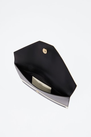 Pochete em couro Angele - Preto