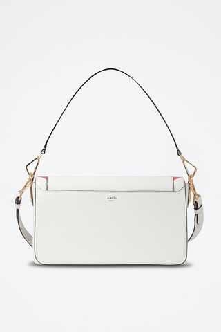 Sac porté épaule en cuir Angel M - Blanc