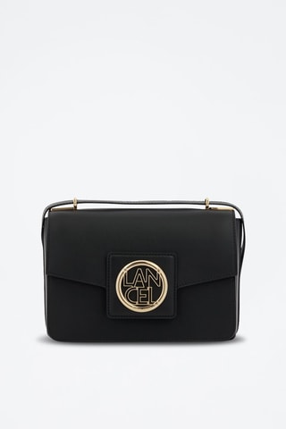 Sac bandoulière en cuir Roxane M - Noir