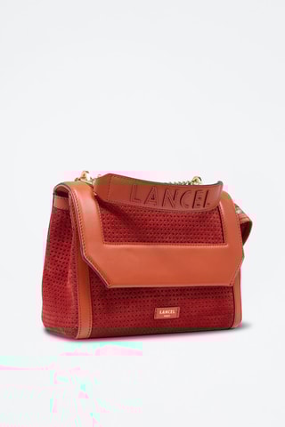 Mala a tiracolo de couro Ninon M - Bordô