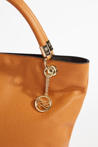 Mala shopper de couro French Flair - Camel