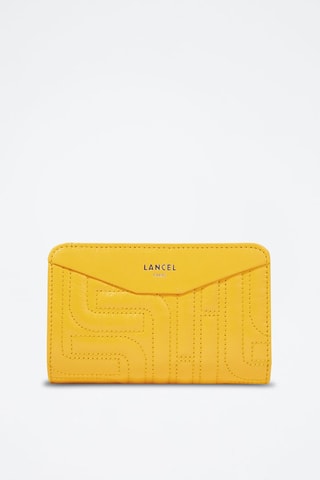 Carteira em couro Midi-Minuit - Amarelo