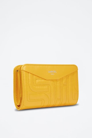Carteira em couro Midi-Minuit - Amarelo