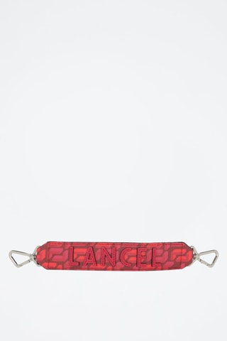 Pega em couro Lancelgram - Vermelho