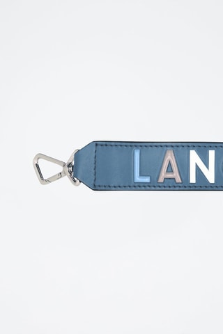 Pega em couro Ninon - Azul-celeste