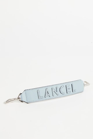 Pega em couro Ninon - Azul-celeste