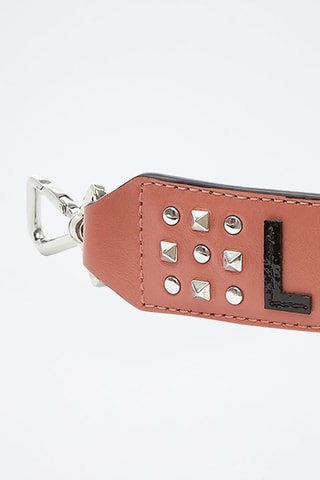 Pega em couro Ninon - Rosa-velho