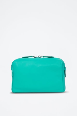 Bolsa de higiene em couro Neo Pop - Verde