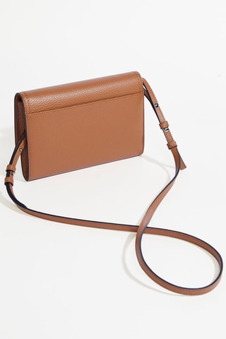 Mala a tiracolo de couro Sacha - Camel