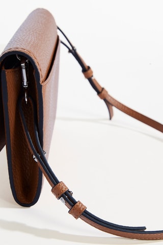 Mala a tiracolo de couro Sacha - Camel