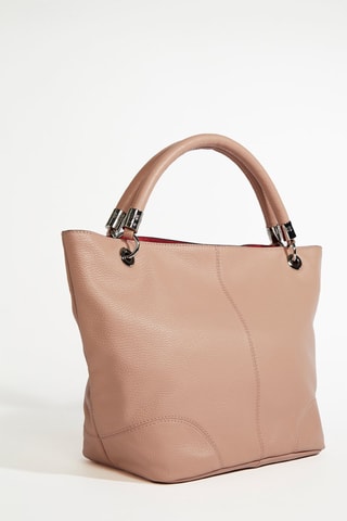 Cabas en cuir French Flair - Nude