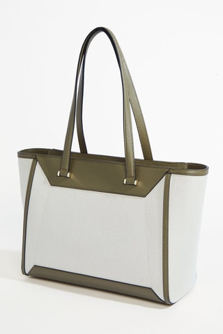 Mala shopper Lettrines - Caqui
