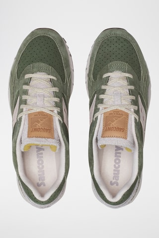 Baskets en nubuck Shadow 6000 - Vert olive