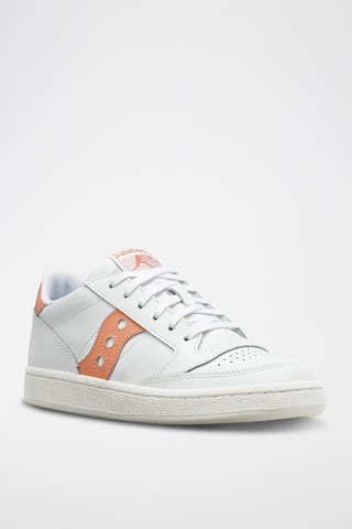 Baskets en cuir Jazz Court - Blanc