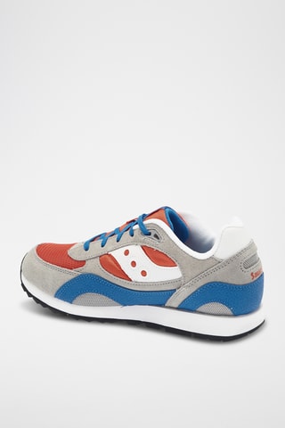 Zapatillas de nobuk Shadow - Gris y azul cobalto