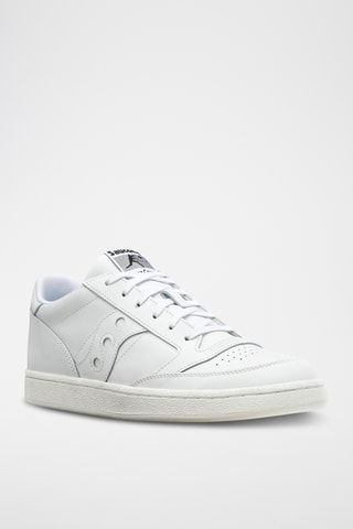 Baskets en cuir Jazz Court - Blanc