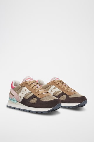 Baskets en cuir Shadow Original - Marron et beige