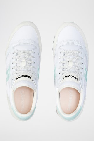 Baskets en nubuck Jazz Triple - Blanc