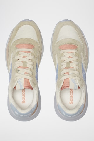 Zapatillas de nobuk Jazz Nxt - Beige y celeste