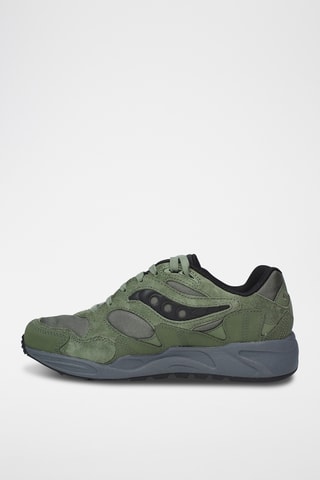 Baskets en nubuck Grid Shadow 2 - Kaki