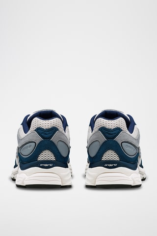 Zapatillas de piel Progrid Omni 9 - Azul petróleo y gris