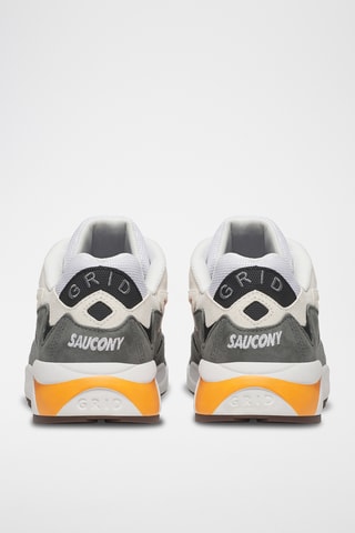 Sapatilhas em nobuck Grid Shadow 2 - Cinzento e branco