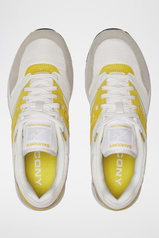 Zapatillas de piel Courageous - Blanco y gris