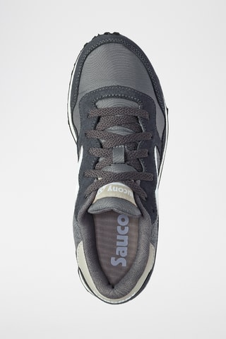 Zapatillas de entrenamiento de piel DXN - Gris oscuro