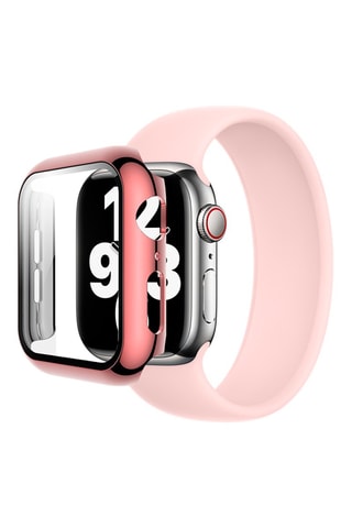 Capa de proteção compatível Apple Watch 41 mm - Rosa - EKO