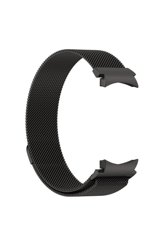 Bracelete em aço para relógio Samsung Galaxy Watch 4, 5 e 6 - Preto  - EKO