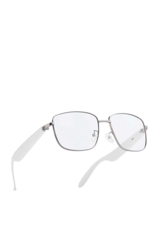 Óculos conectados Mogie - Modelo Lyra - Bluetooth - Branco e cinzento