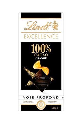 3 x tablettes Excellence Noir 100% cacao orange - 50 g