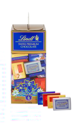 2 x Lindt Swiss Premium Chocolate - Napolitains - 500 g