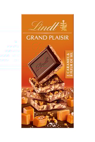 2 x tablettes Grand Plaisir Noir Caramel & Fleur de sel  - 150 g