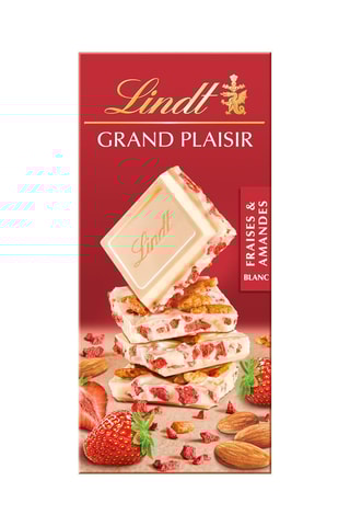 2 x tablettes Grand Plaisir Blanc, Fraise & Amandes - 150 g