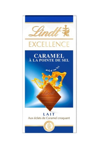 4 x Tablette Excellence Lait Caramel à la pointe de sel - 100 g