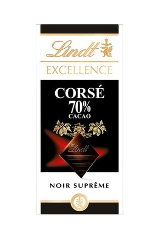 4 x Tablette Excellence Noir 70% corsé - 100 g