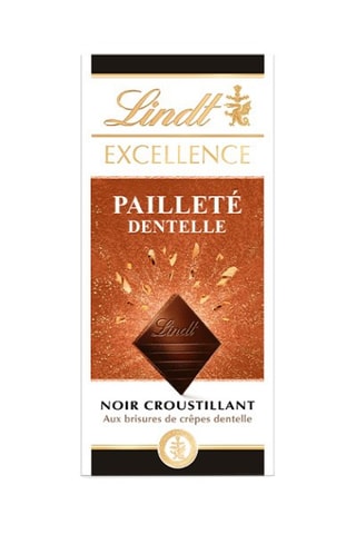 4 x Tablette Excellence Noir Dentelle - 100 g