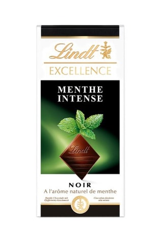 4 x Tablette Excellence Noir Menthe Intense - 100 g