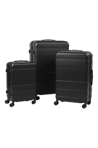 Set de 3 valises - Noir - 55/65/75,5 cm