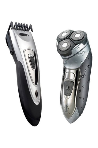 Kit de afeitadora y cortapelo recargable