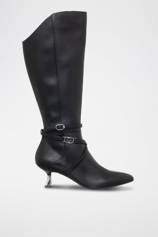 Bottes en cuir - Noir