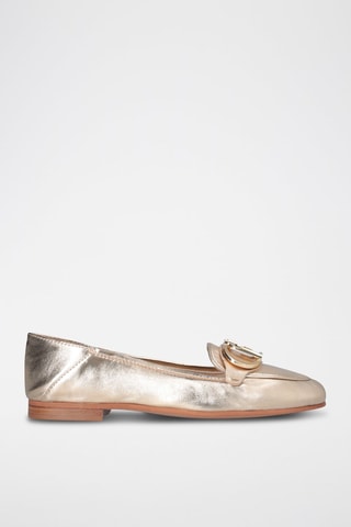 Mocassins en cuir de mouton Emel - Doré