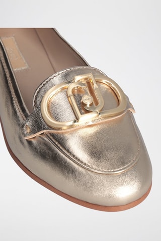 Mocassins en cuir de mouton Emel - Doré