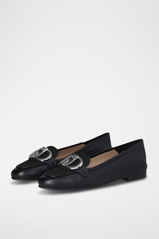 Mocassins en cuir de mouton Emel - Noir