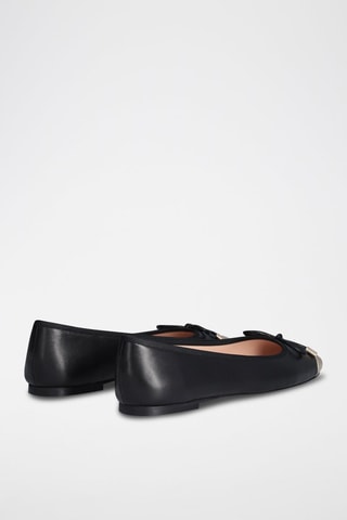 Ballerines en cuir Dafne - Noir