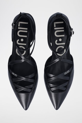 Ballerines en cuir Viola - Noir