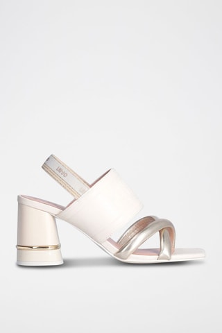 Mules à talons Nice - Ecru