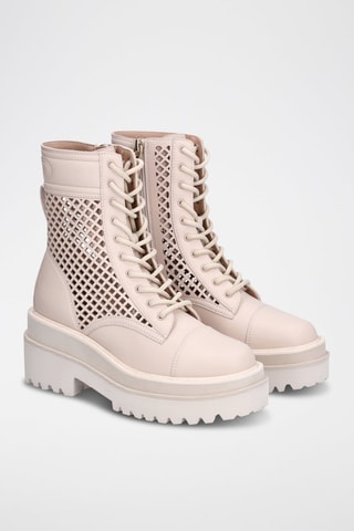 Bottines Purple - Crème